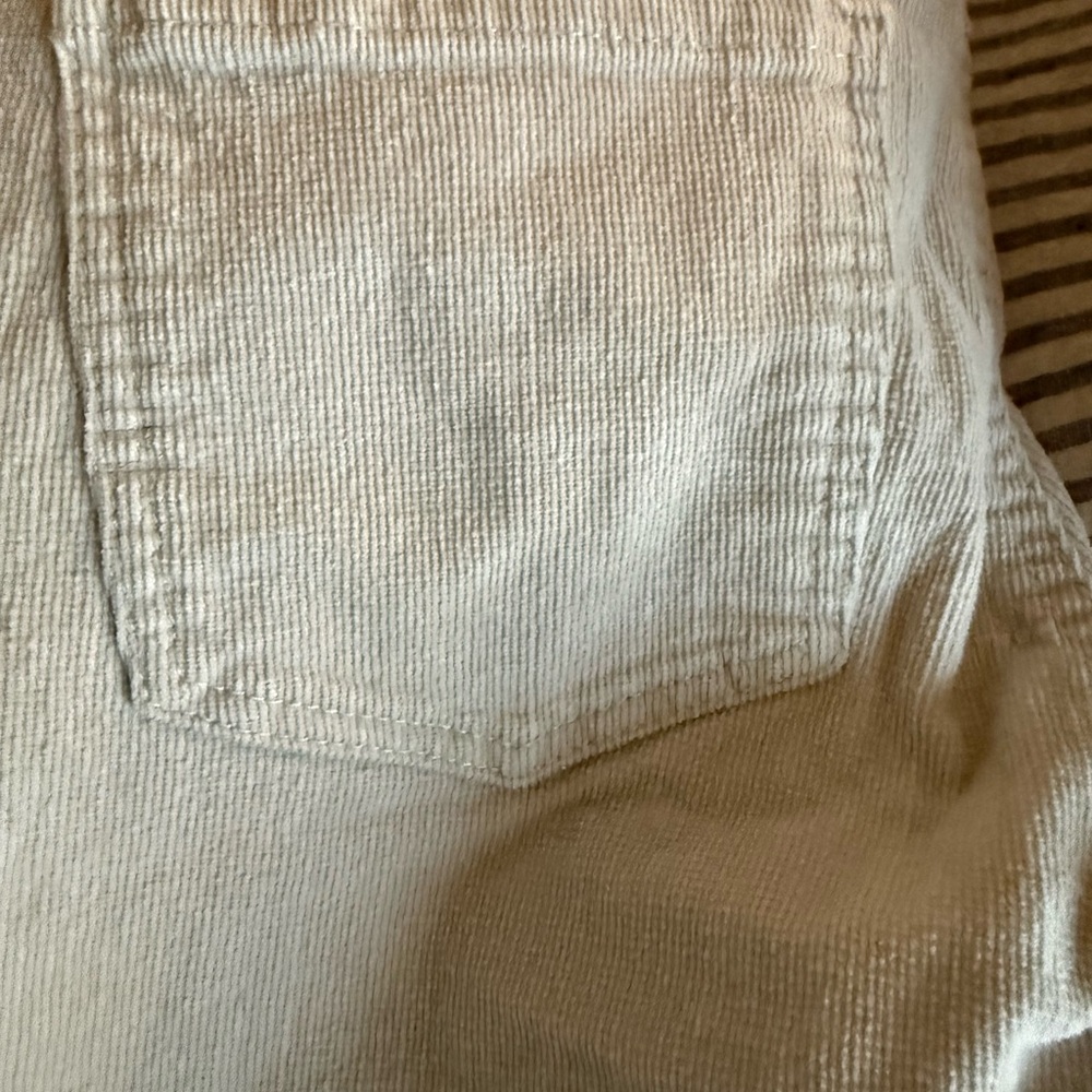 Green n Cream Straight Leg  corduroy Pants both for one price.
